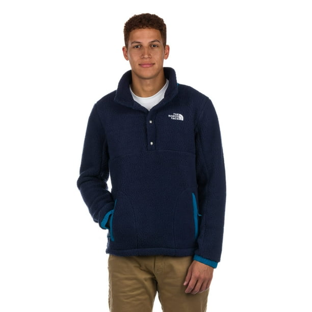 Fleece The North Face Parkview 1/2 Snap para hombre, azul y azul, talla M