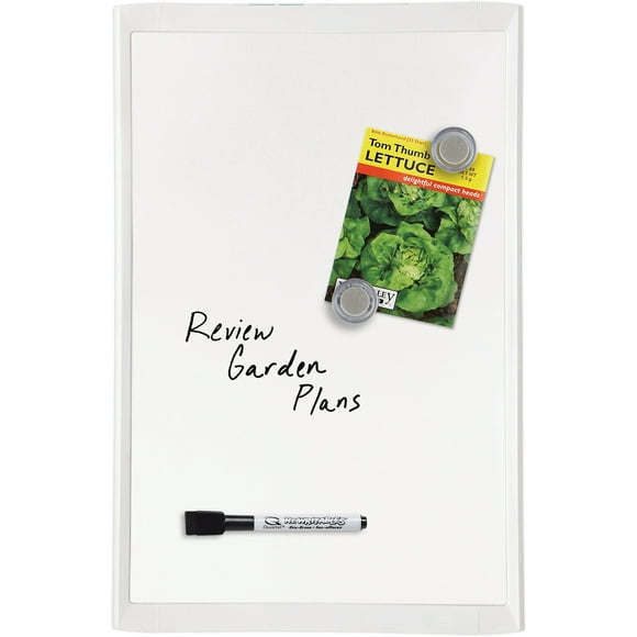Magnetic Dry Erase Board 11"X17"-White