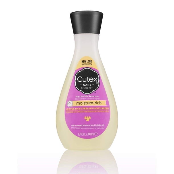 Quitaesmalte de uñas Cutex Moisture-Rich con almendra y jojoba O