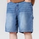 thumbnail image 4 of Ceisia Men's Relaxed Fit Straight Leg Denim Shorts Elastic Waistband 5-Pocket Jean Shorts Gift, 4 of 8