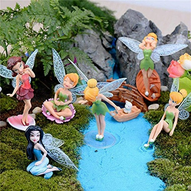 Fairy Garden Accessories Kit with Miniature Fairy Garden Fairies 6 Piece Figurine Table Chair Set Fairy Garden Supplies Garden Ornament Accessories Figurine Statue for DIY Fairy Gard Walmart