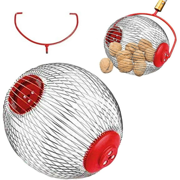 Nut Gatherer Acorn Picker Upper - Side Opening Dump Walnut Picker Upper Roller Pinecone Picker Upper-Good