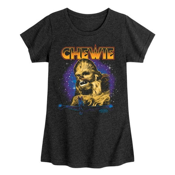 Star Wars - Chewie Hair Metal - Toddler And Youth Girls Fitted Short Sleeve Tee