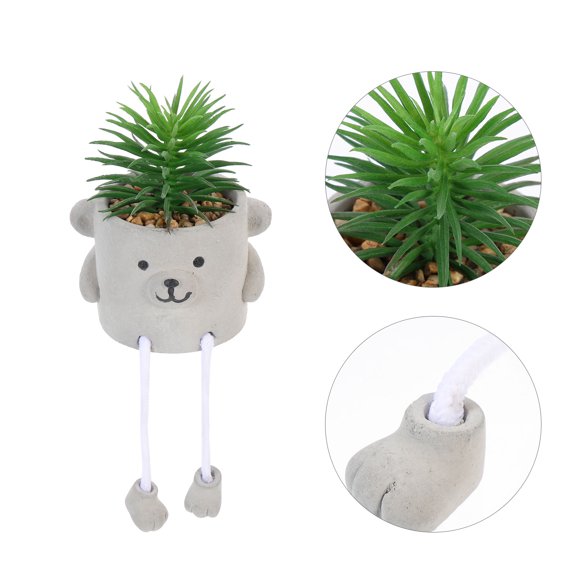 ETEREAUTY Realistic Fake Plant in Decorative Pot, Made with Premium Safe Materials for Home and Office Decor