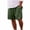 Army Green, variant on Big and Tall Mens Beach Shorts Lightweight Cotton Linen Loose Short Pant Summer Vacation Yoga Shorts