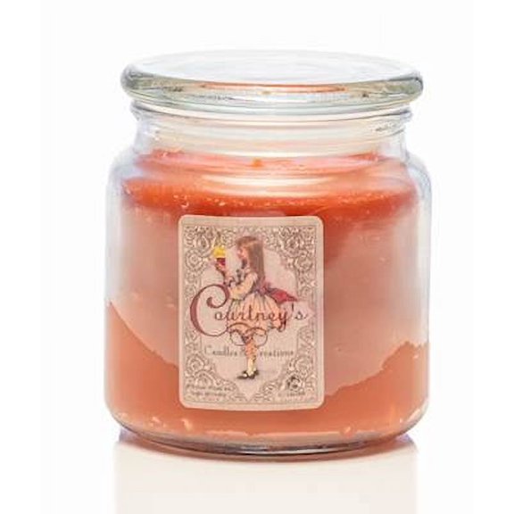 BRAZILLIANSPICE - Courtneys Candles Maximum Scented 16oz Medium Jar Candle