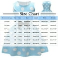 thumbnail image 3 of Ugoldhm Girls' Polka Dots Sleeveless A-Line Summer Dress - Bow Pleated Crew Neck Casual Sundress, 2-13Y, 3 of 8