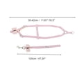 thumbnail image 4 of Unique Bargains Bow Pet Leash Kit Durable Dog Leash Kit for Dog Small Pink, 4 of 6