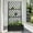 Black, variant on MAYEERTY 71" x 35" Metal Raised Garden Bed with Trellis Planter Box for Climbing Plants, Black