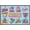 Barnwood Framed Version, variant on Hello Kitty and Friends: 24 Tokyo Skate Group Grid Wall Poster, 14.725" x 22.375"