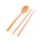 thumbnail image 3 of 1 juego de palillos y cucharas de madera, vajilla japonesa hecha a mano (color natural), 3 of 6
