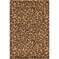 thumbnail image 2 of Unique Loom Tapis Design Wildlife Léopard 6' x 9' Rectangle Marron Clair/noir, 2 of 10