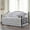 Birdsong Grey, variant on Home Soft Things 6-Piece Reversible Quilted Daybed Set w/ Bedskirt, Shams & Pillow - Tradewinds, 75"x39"