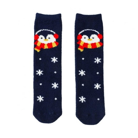 

Baby Girls Boys Knee High Socks Long Stockings Infants Toddlers Christmas Fleece Socks
