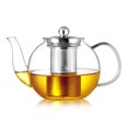 thumbnail image 1 of CNGLASS 900ml Glass Teapot with Removable Infuser,Clear Tea Kettle Stovetop Safe,Blooming and Loose Leaf Tea Maker, 1 of 9