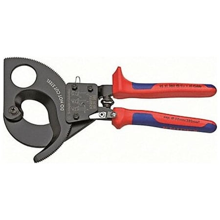 UPC: 0843221002213 | Knipex Ratchet Cable Cutter Center Cut 11 In 95 31 280 SBA