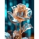 thumbnail image 1 of (A3364) Diamantes Completos Flores Cristal Serie Flores Y Plantas Diamantes Redondos Pinturas Diamantes Resina 30*40CM, 1 of 9