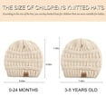 thumbnail image 5 of REDESS Baby Kids Winter Warm Hats, Infant Toddler Children Beanie Knit Cap Girls Boys, 5 of 6