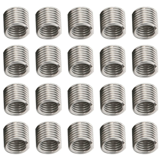 Insertos de rosca, 100 piezas de insertos de rosca macho de acero inoxidable, tuerca reductora de rosca, hardware industrial, artesanía excepcional