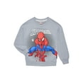 thumbnail image 3 of Spider-Man Kids Graphic Fleece Crewneck Sweatshirt, Sizes 4-18, 3 of 5
