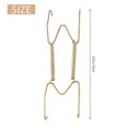 thumbnail image 4 of 16 Pieces 6 Inch Invisible Plate Hangers Wall Plate Hangers Brass Wire Plate Holders with 18 Pieces Wall Hooks for 5 to 7 Inch Decorative Plates Antiq, 4 of 5