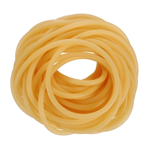 Natural Latex Rubber Tubing, 1/16" ID x 5/32" OD 32.8Ft Elastic Tube