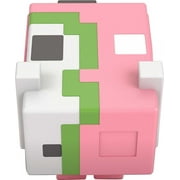 Minecraft Zoglin Mini Action Figure, Mob Head Minis Toy with Pixelated Design