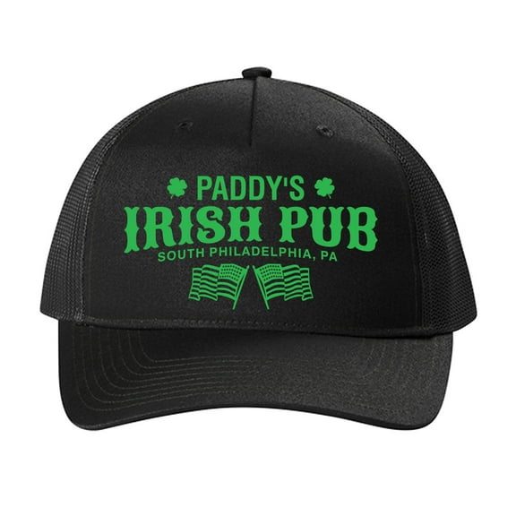 Paddy's Irish Pub 5 Panel Printed Trucker Cap