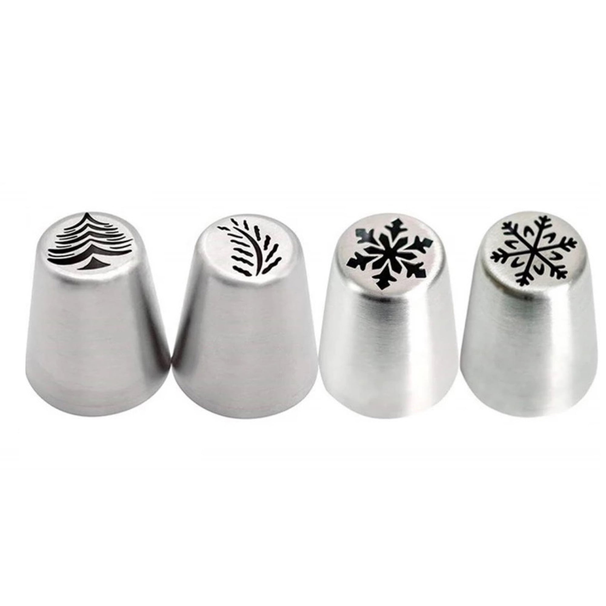 JINSIJU Stainless Steel Pastry Tubes for Decorating Cakes/ Cupcakes
