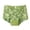 Green, variant on Jalioing Women's Seamless Underwear Plus Size Full Coverage Floral Lace Briefs Panties Breathable High Waist Underpants