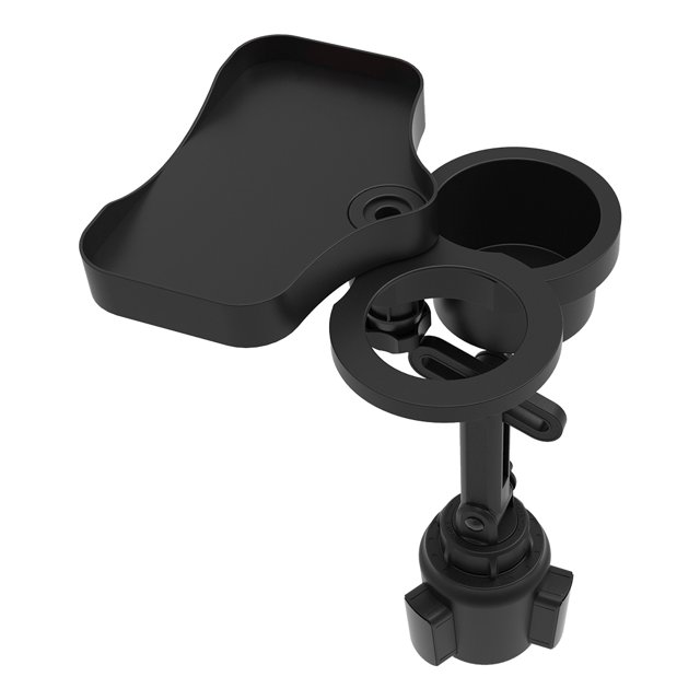 Adaptador de portavasos para automóvil con base ajustable Portavasos para automóvil con bandeja de inserción Adaptador de extensión de taza giratoria Organizador interior universal para automóvil sidaley VI001572-00B
