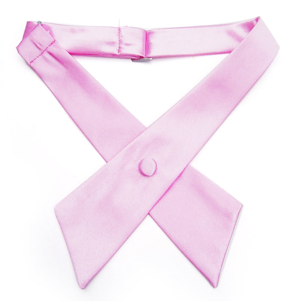 TOPTIE Solid Color CrissCross Tie For Girls, Criss Cross Tie Match