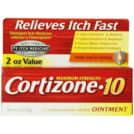 Cortizone-10 Maximum Strength Anti-Itch Relief Ointment, 2 oz, 6 Pack