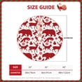 thumbnail image 2 of Sikiie red plaid Moose Bunny bear Christmas Tree Skirt, Christmas Tree Decorations, Christmas Decor, Tree Mat Decoration(30-48IN)-30", 2 of 6