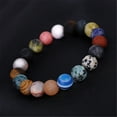 thumbnail image 3 of SIfdSeng Young Girls Jewelry Set 1 Pack Solar System Bracelet 7 Chakras Healing Natural Stone Bracelets for Women Men Stress Relief Yoga Beads Elastic Bracelet Bangle, 3 of 8