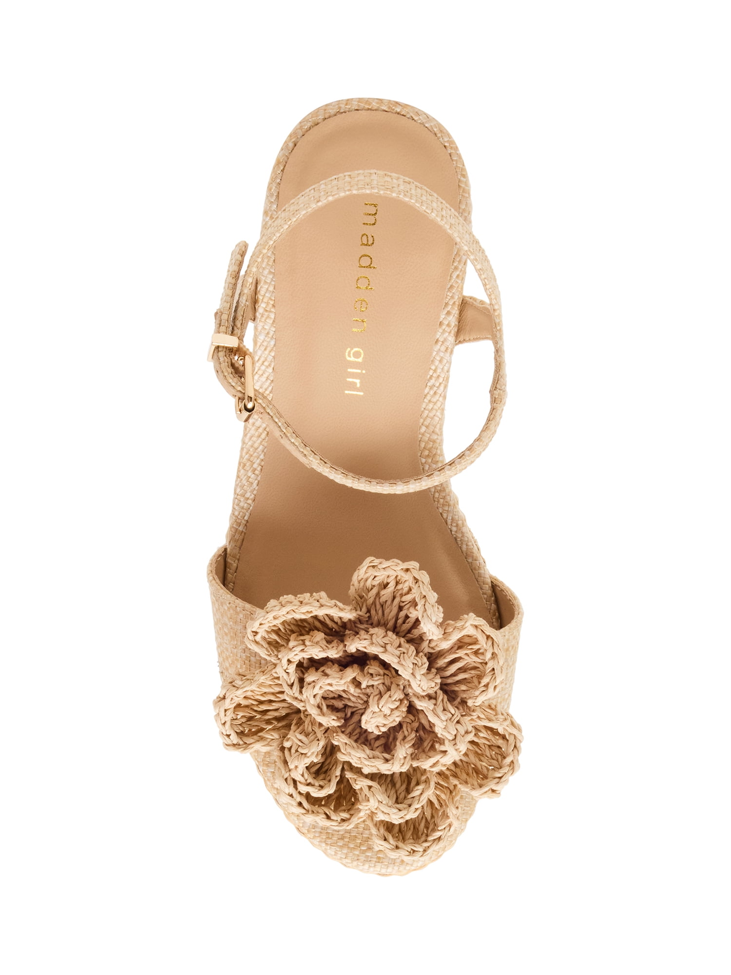 Madden Girl Women's Sassy Floral Wedge Dress Sandal