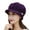 Purple, variant on Dengjunhu Women's Winter Warm Hat Crochet Slouchy Beanie Knitted Caps with Visor