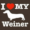 thumbnail image 3 of CafePress - I Love My Weiner Dark T Shirt - Men's Classic Graphic Cotton T-Shirt, 3 of 4