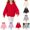 Red, variant on YOUYEDIAN Jackets for Girls Fall Winter Full Zip up Hooded Jacket Casual Long Sleeve Fleece Hoodie