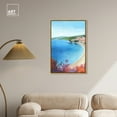 thumbnail image 3 of French Riviera Canvas Vibrant Coastal Wall Art by Art Remedy, Gold Frame, 24" x 36", 3 of 7