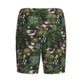 thumbnail image 2 of Lsque Mallard Ducks And Water Mens Sleep Pajama Shorts,Short Pajama Pants, Cotton Ultra-Soft Knit-4X-Large, 2 of 9