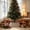 B, variant on Woven Rattan Christmas Tree Collar Basket, Multicolor, Style D, for living room, entryway, party and Christmas tree decor