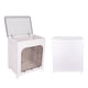 thumbnail image 5 of Contenedor De Almacenamiento, Tapa PP Puertas Apilables Caja De Almacenamiento Plegable Ruedas Multiusos Para Edredones, 5 of 7