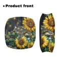 thumbnail image 2 of HELLHERO Seat Back Covers Stretchable Material Removable Seat & Back Cover and Moisture Wicking for The Elderly (Sunflower), 2 of 7