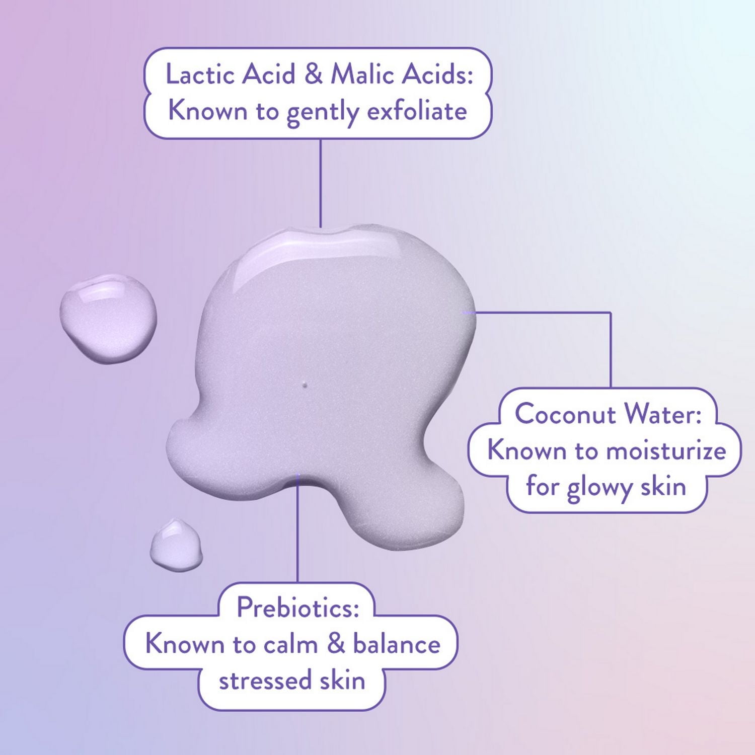 Bioré Hydrate & Glow Toner, with Coconut Water, Prebiotics & Lactic Acid, for Dry, Sensitive Skin, 235 mL