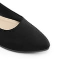 thumbnail image 3 of Women Ballet Flats Pointed Toe Slip On Dress Shoes Comfortable Suede Business Casual Shoes for Work Office Travel, 3 of 6