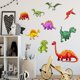 thumbnail image 1 of Un conjunto de pegatinas de pared de dinosaurios de dibujos animados, pegatina decorativa, pared, 1 of 5
