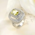 thumbnail image 3 of K-KED Girl Delicate Jewelry 925 Silver Filled Ring Cubic Zircon Wedding Ring Sz 6-10-7, 3 of 6