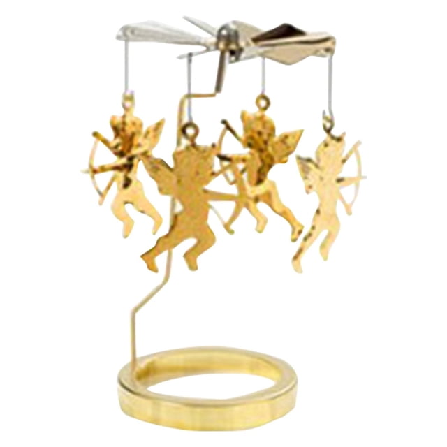 XWSHYW Decoraciones para El Hogar Vela de Aromaterapia Candelabro Giratorio Linterna Giratoria Luz de Vela Romántica