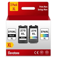 275XL Printer Ink Compatible for Canon Ink PG275XL and CL276XL 275XL Ink Cartridge for PIXMA TS3522 TS3722 (Black, Tri-Color)